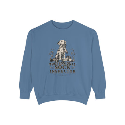 Professional Sock Inspector - Comfort Colors 1566 Crewneck Sweatshirt