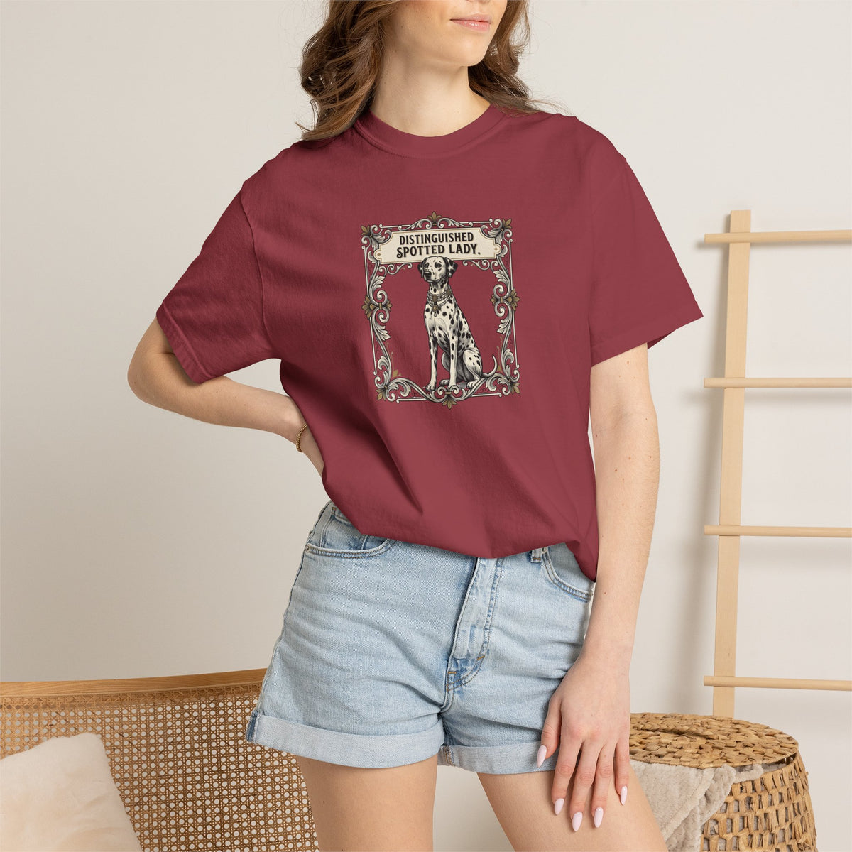 Distinguished Spotted Lady - Comfort Color 1717 T-Shirt