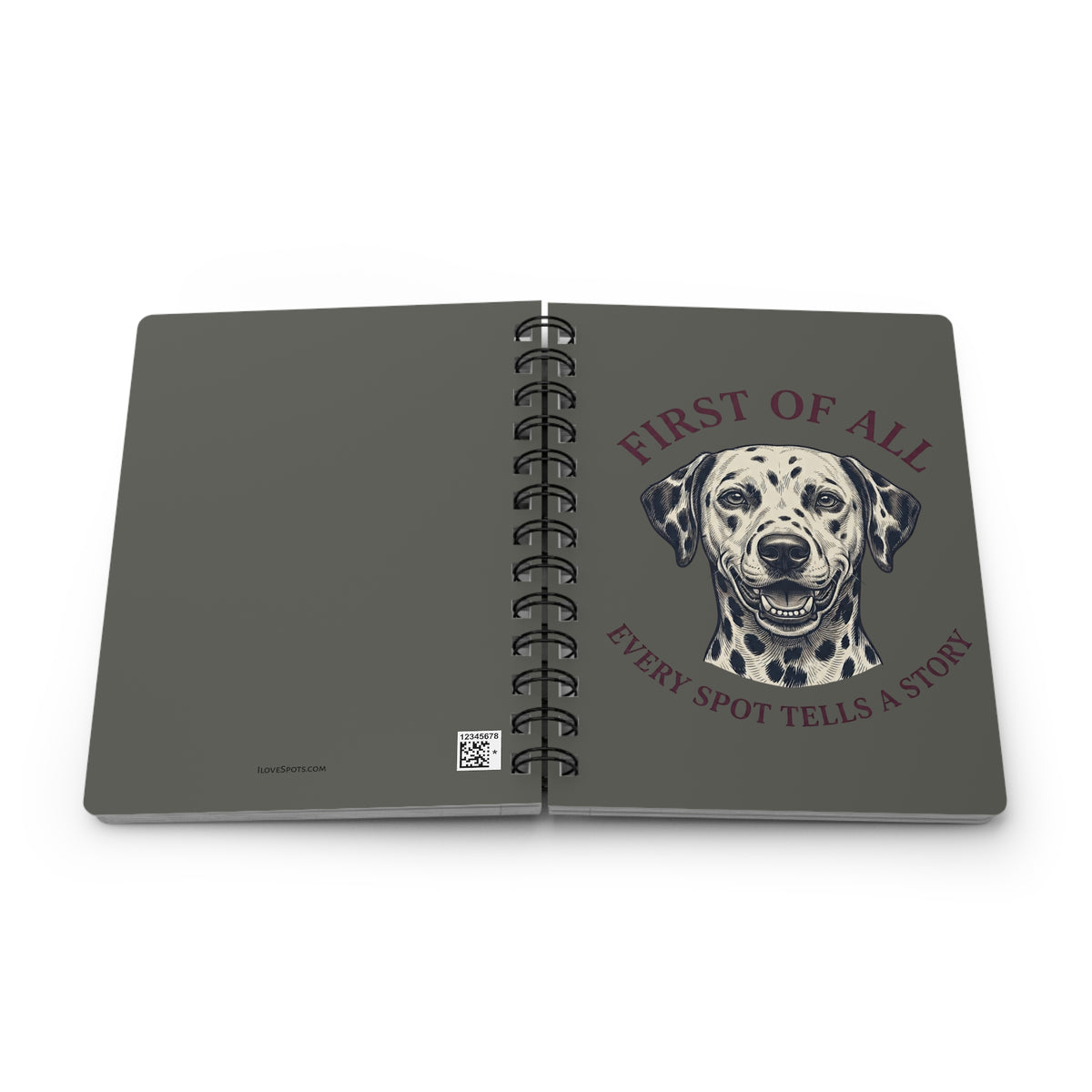 First Of All Every Spot Tells A Story - Spiral Journal - Pepper