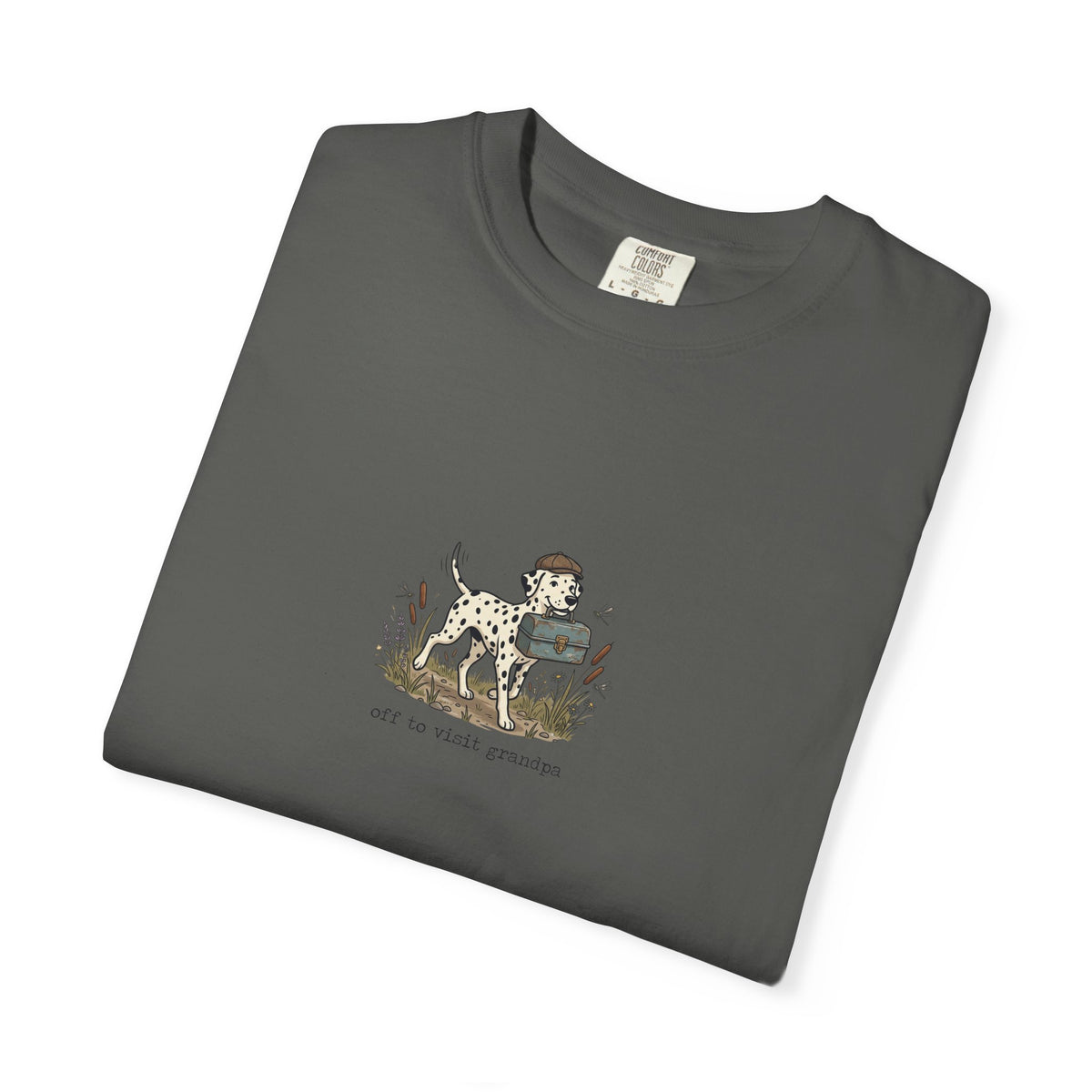 Off To Visit Grandpa - Comfort Color 1717 T-Shirt