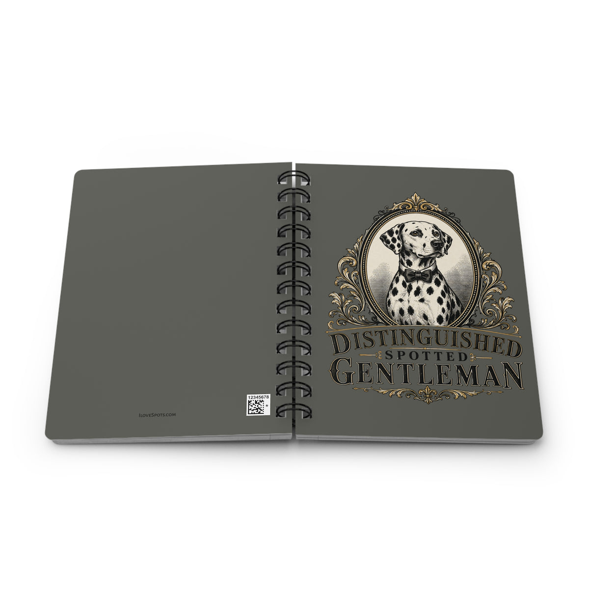 Distinguished Spotted Gentleman - Spiral Journal - Pepper