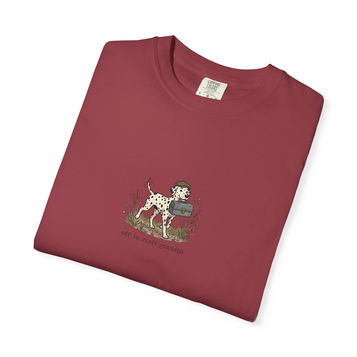 Off To Visit Grandpa - Comfort Color 1717 T-Shirt