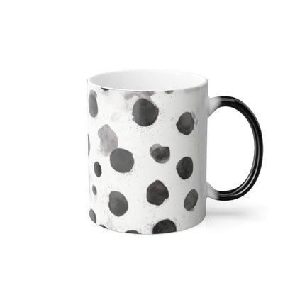 02 Black Dots Color-Changing Mug
