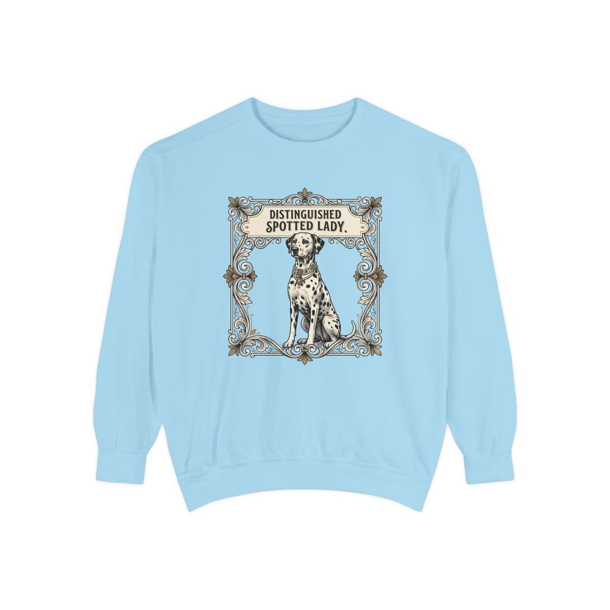Distinguished Spotted Lady - Comfort Colors 1566 Crewneck Sweatshirt