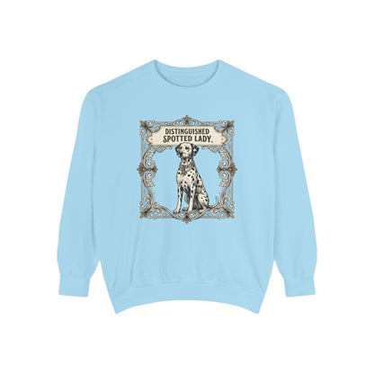 Distinguished Spotted Lady - Comfort Colors 1566 Crewneck Sweatshirt