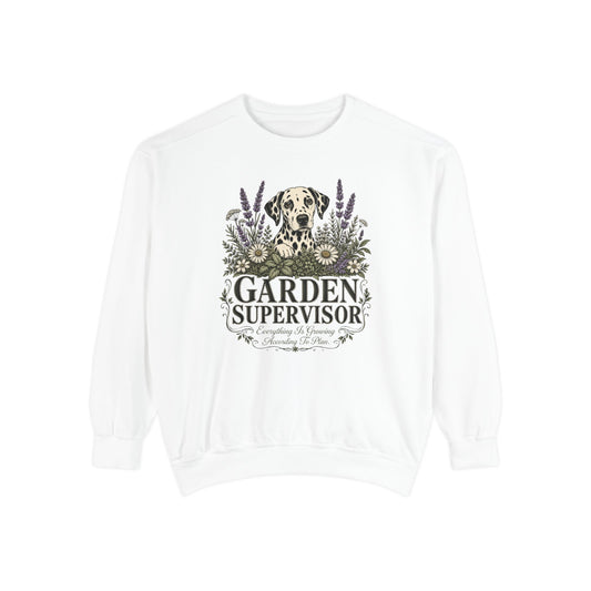 Garden Supervisor - Comfort Colors 1566 Crewneck Sweatshirt